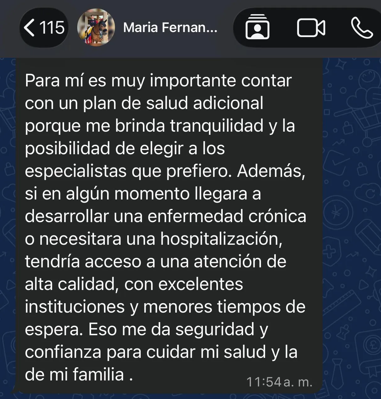 Testimonio de cliente 3