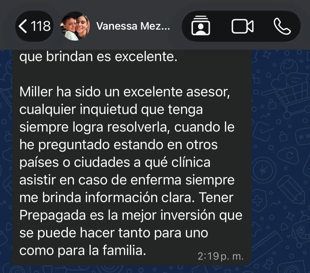 Testimonio de cliente 9