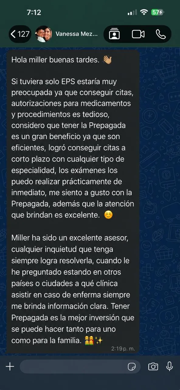 Testimonio de Vanessa Mezu, 32 años, Cali