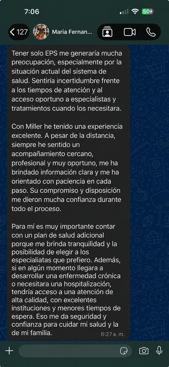 Testimonio de Maria Fernanda Angel, 49 años, Bogotá
